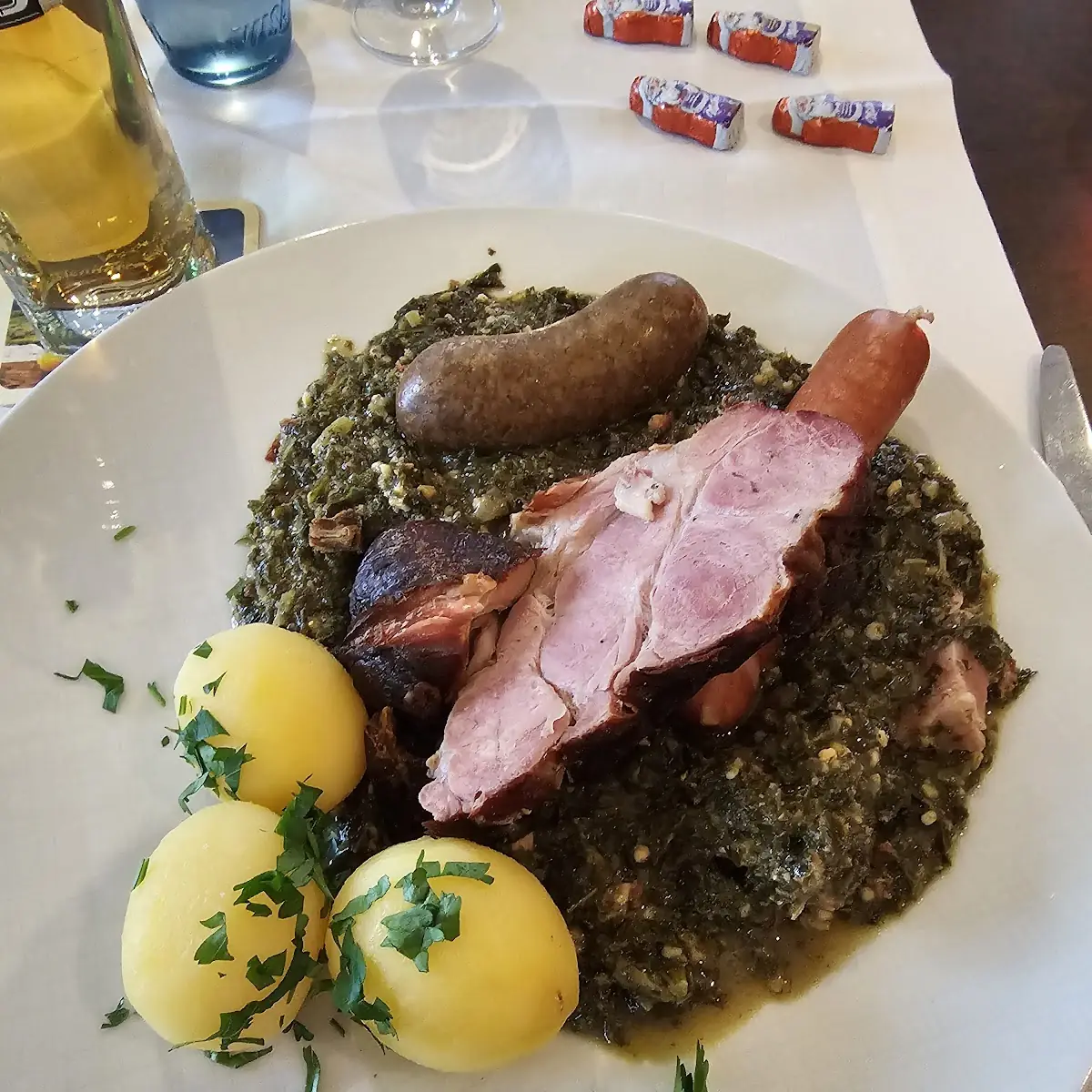 Grünkohlteller