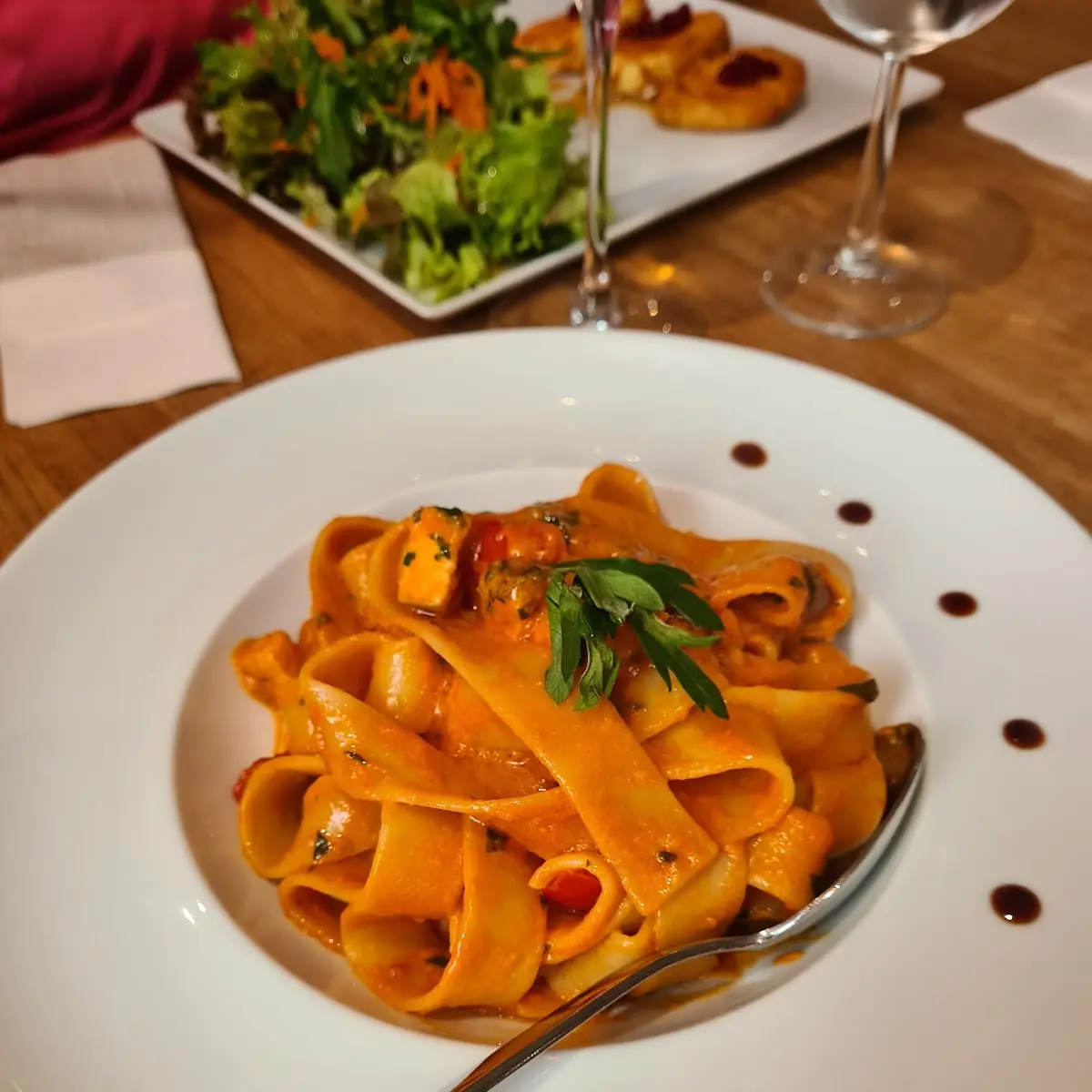 Tagliatelle Mit Lachs