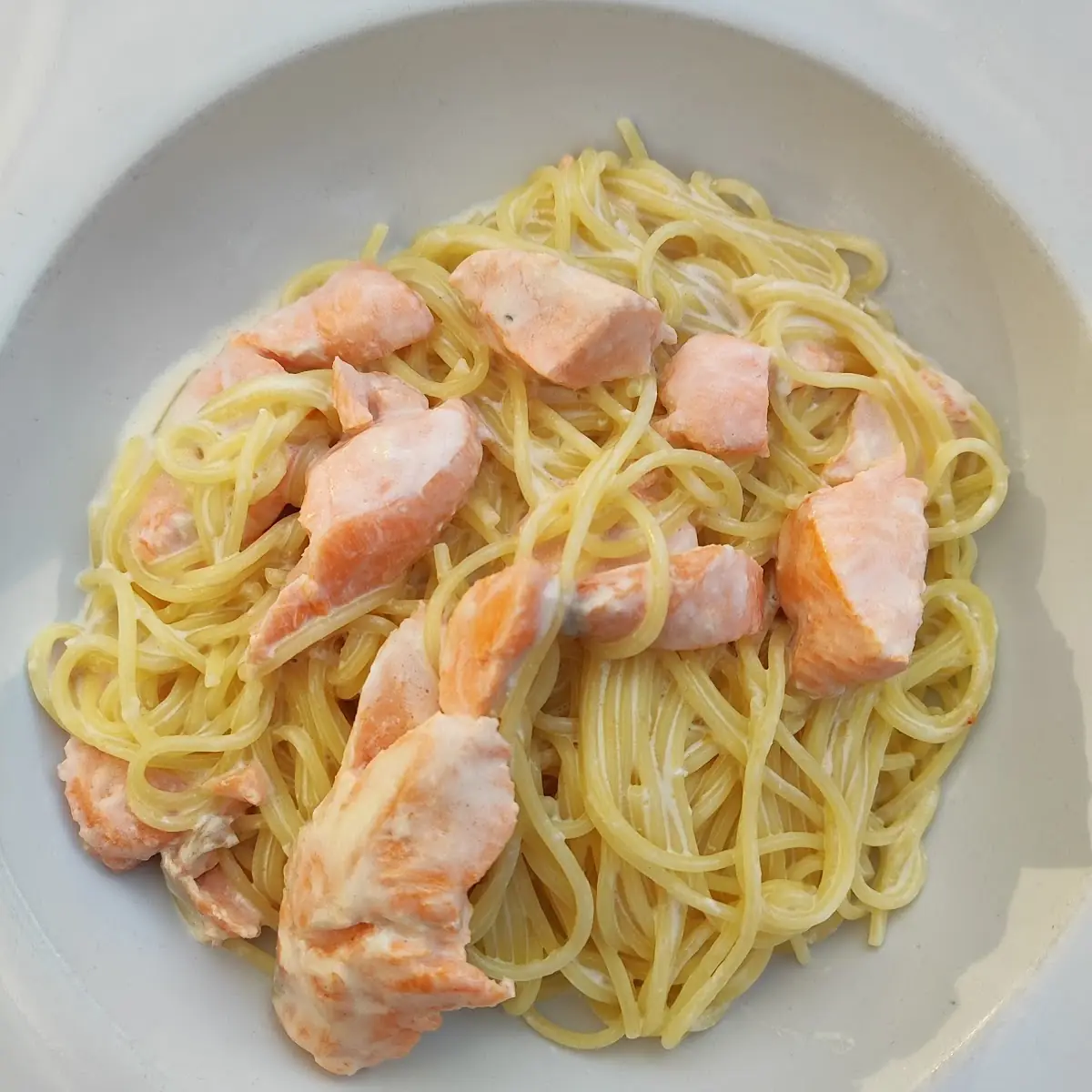 Spaghetti Mit Lachs