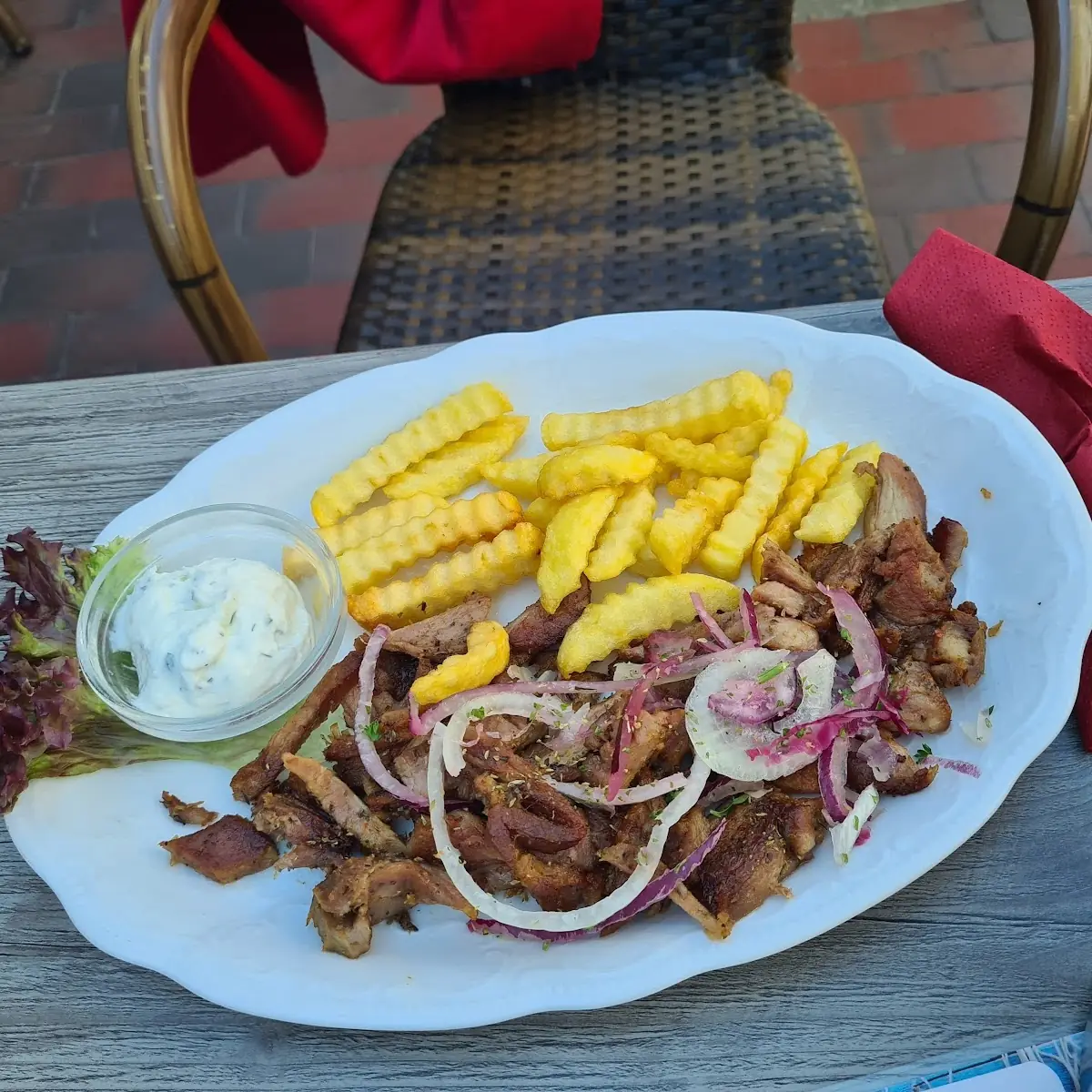 Kinderteller Gyros