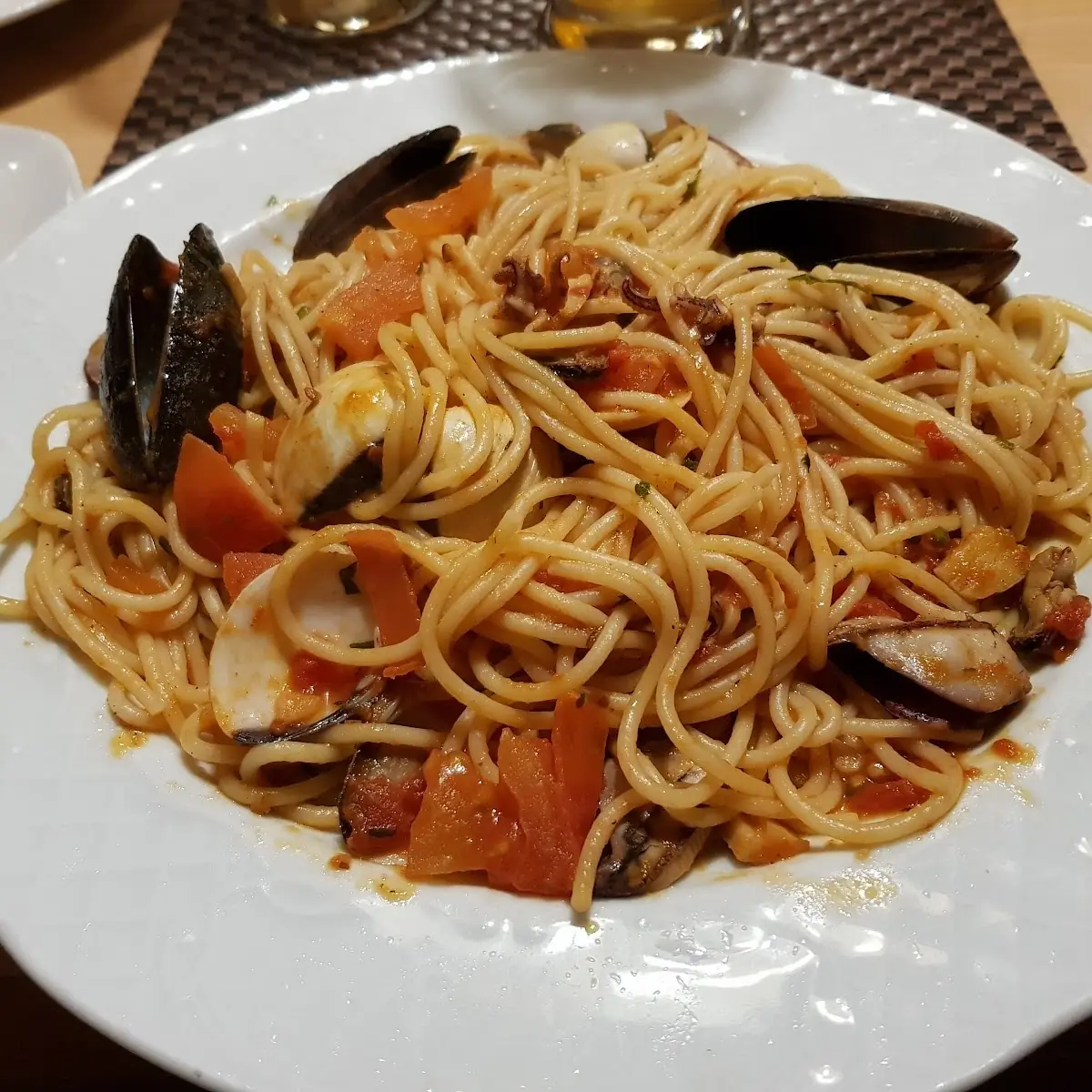 Spaghetti Mit Meeresfrüchte