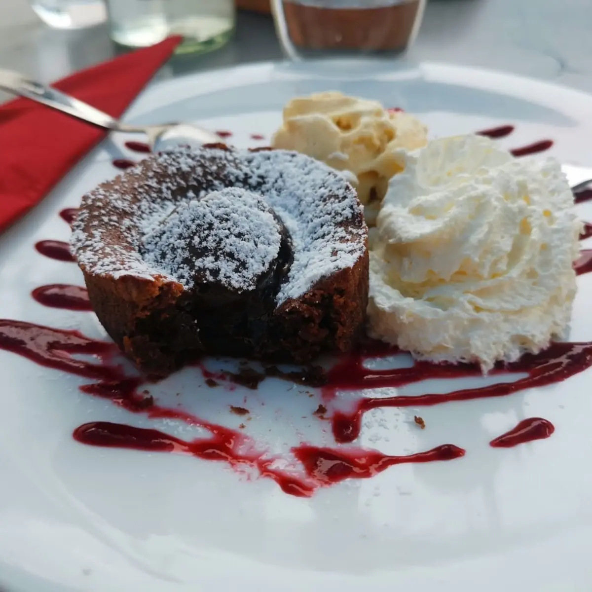 Schokosouflé