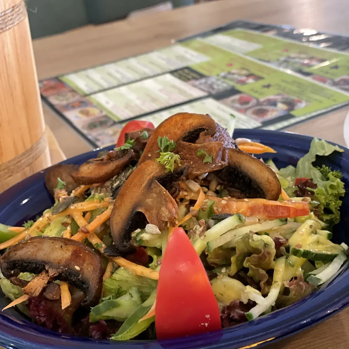 Salat Pilze