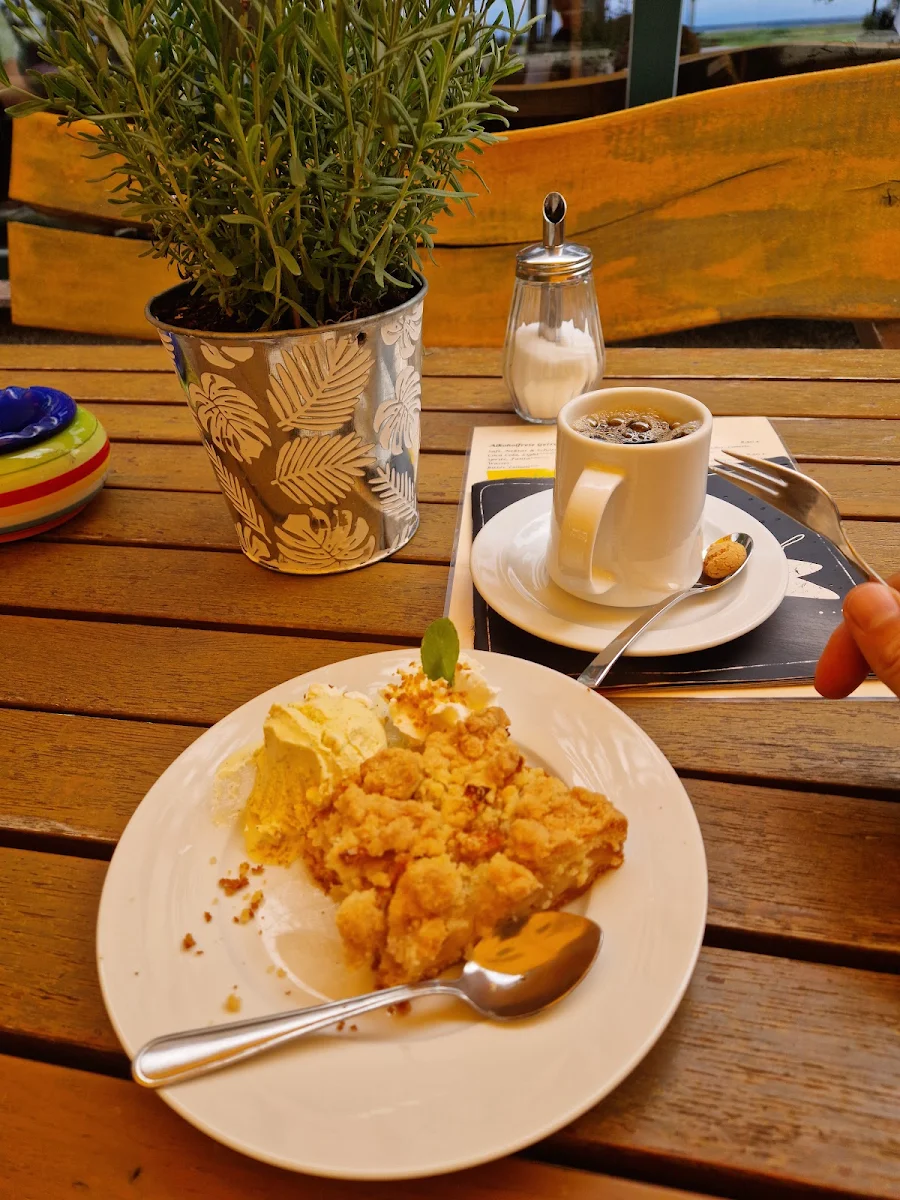 Apfelkuchen Mit Vanilleeis