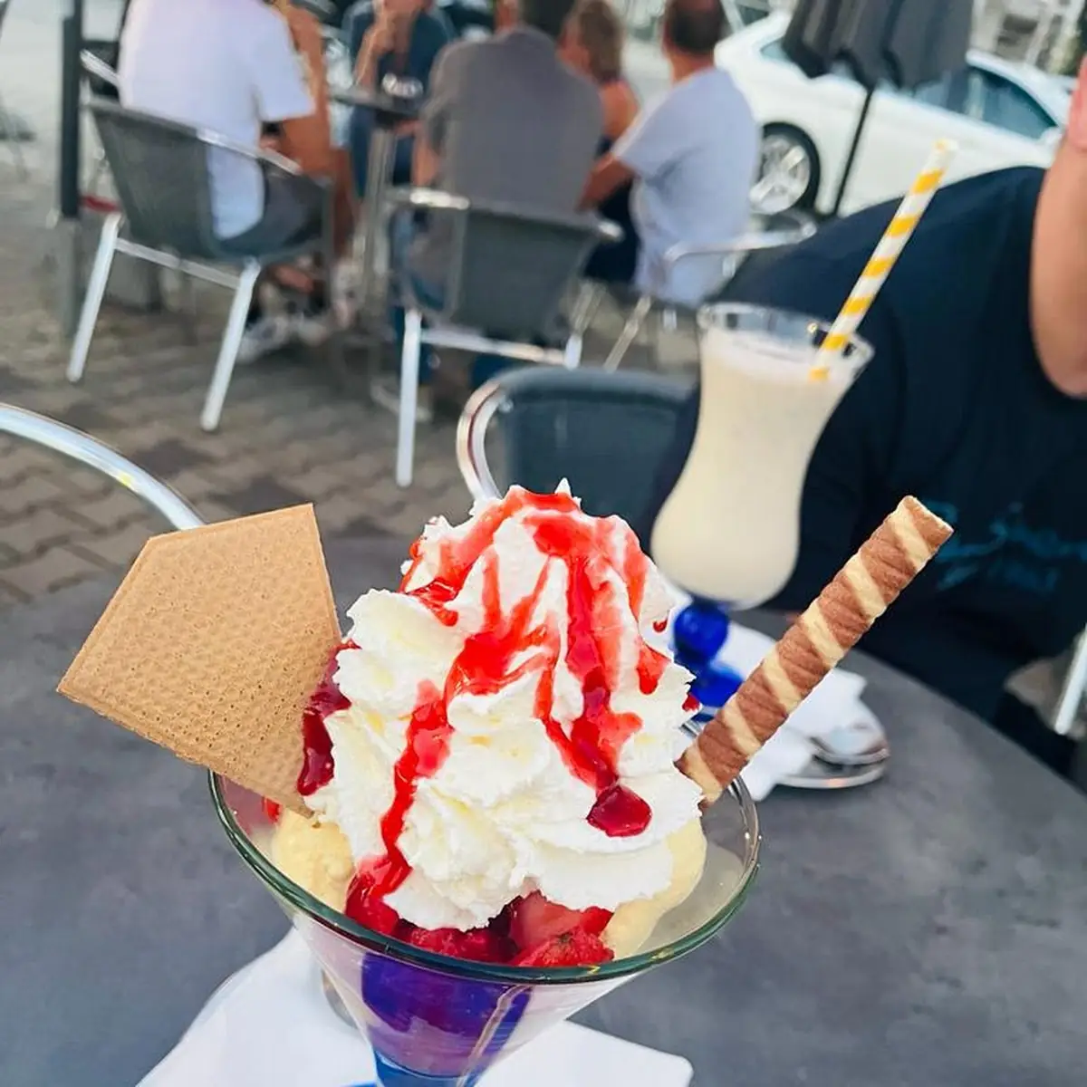 Himbeerbecher