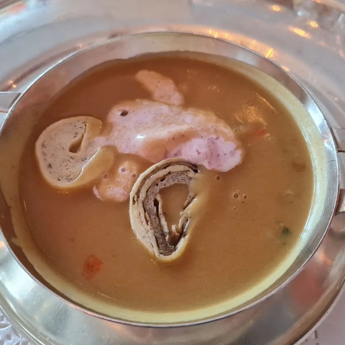 Suppe, Restaurant Fasanerie im Romantik Hotel Waldschlösschen