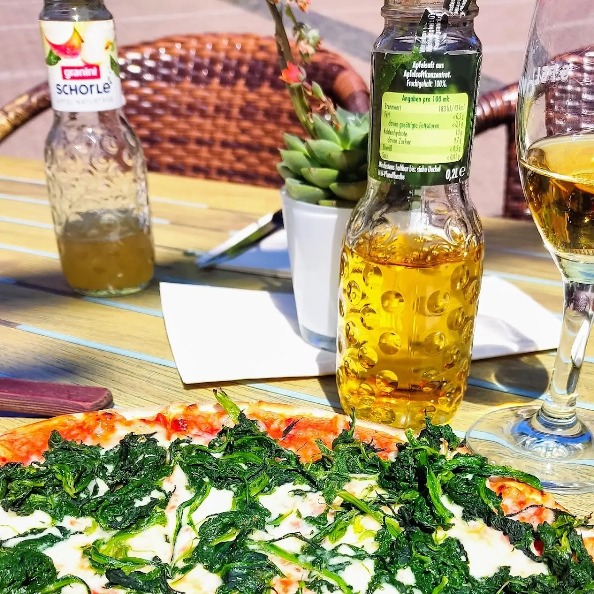 Spinatpizza
