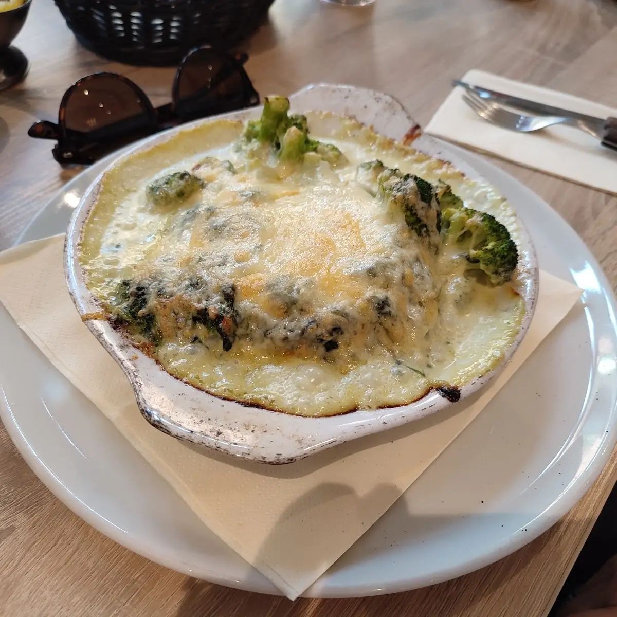 Überbackenes Gemüse