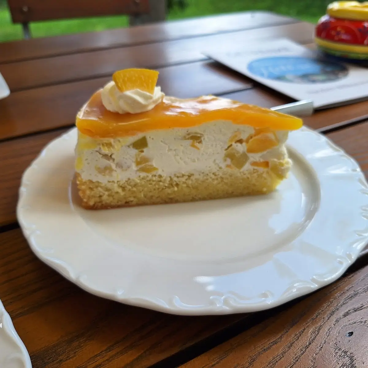 Pfirsichtorte