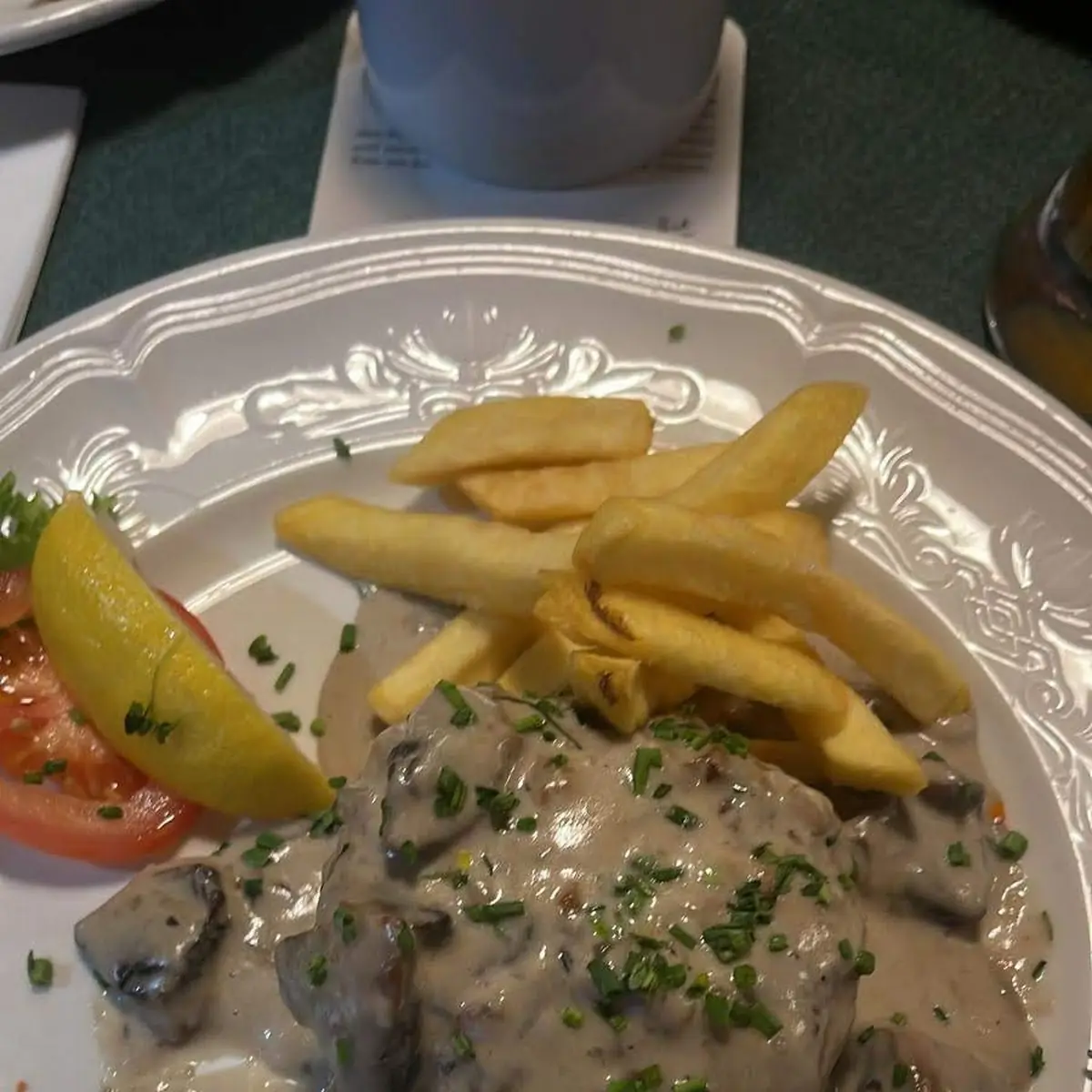 Hacksteak Mit Pommes