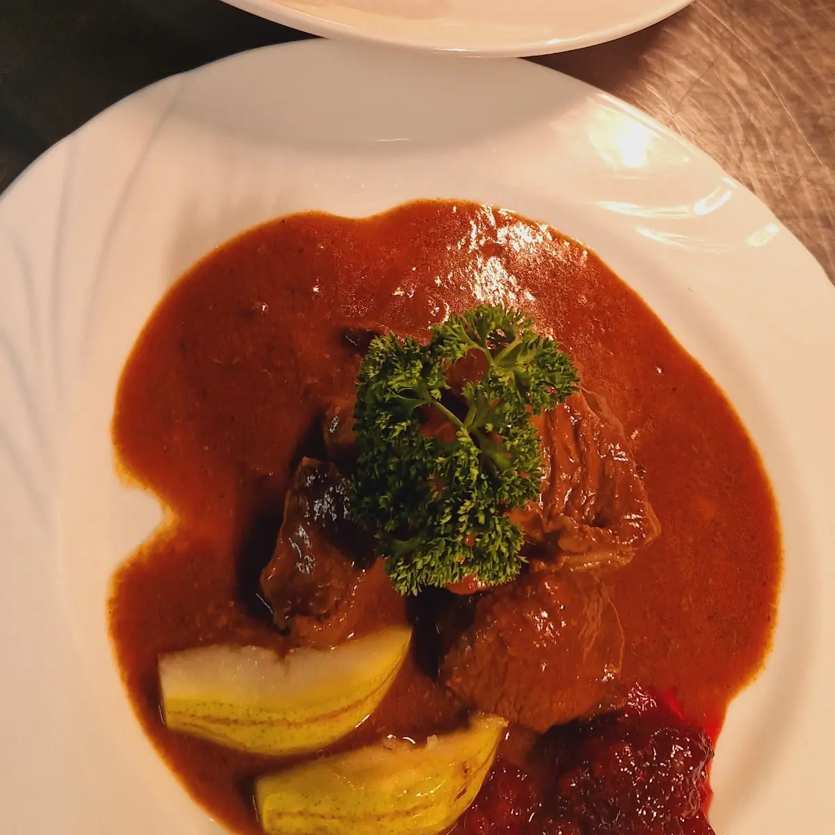 Hirschgulasch