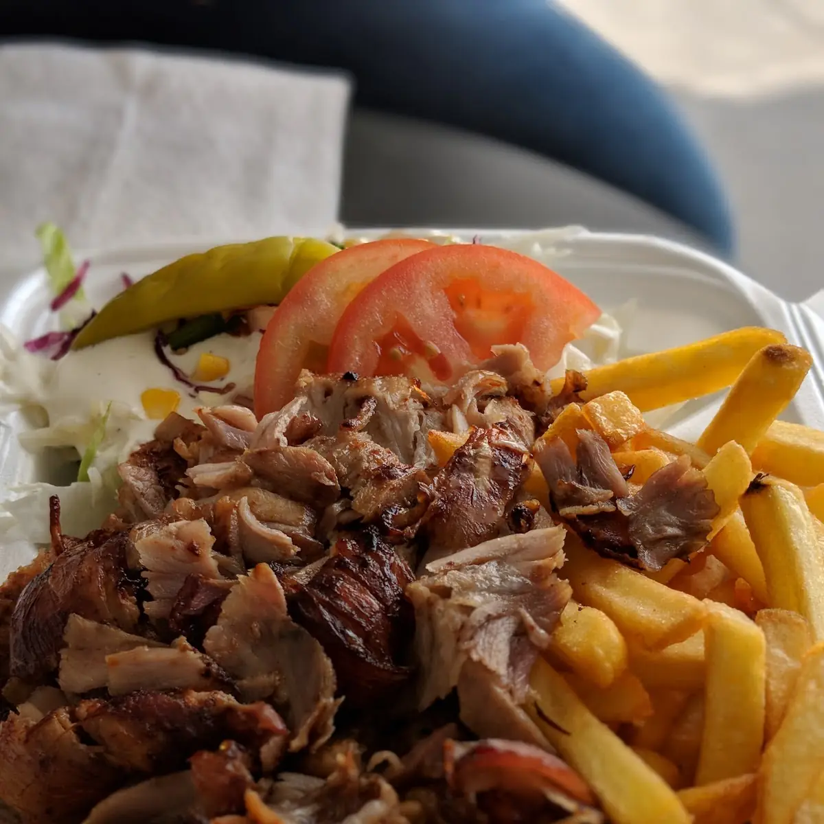 Dönerteller Mit Pommes