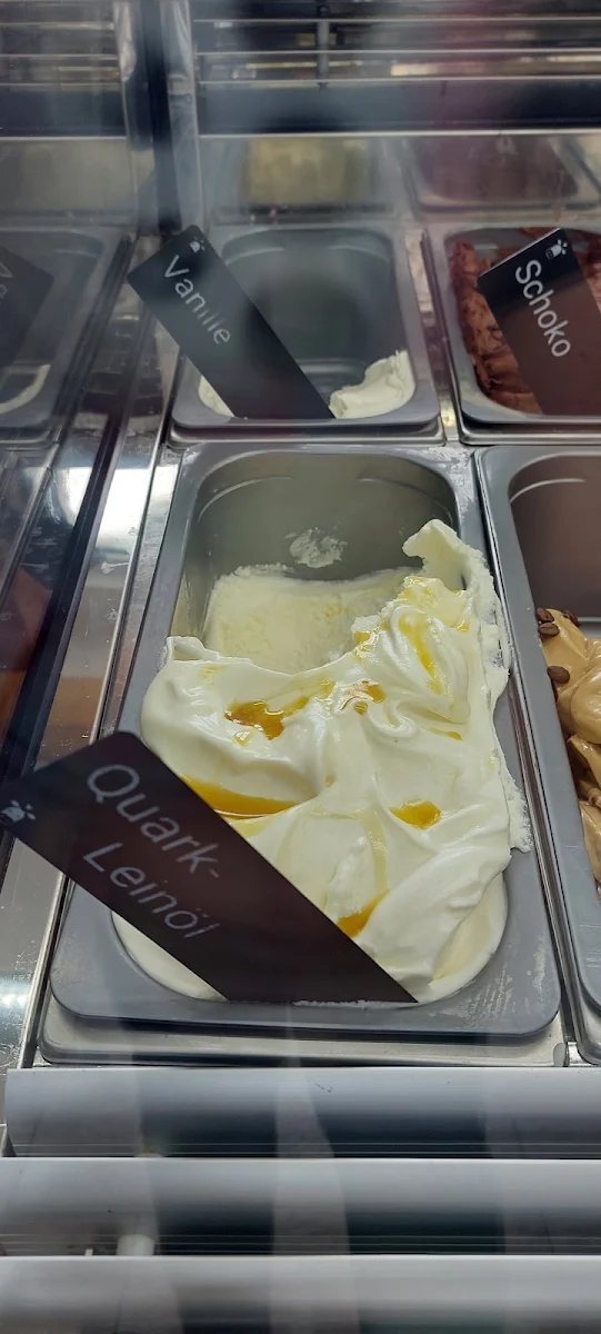 Quark-leinöl- Eis