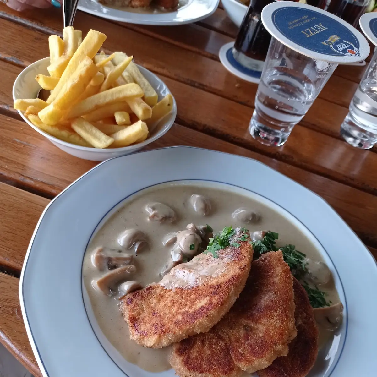 Schnitzel Mit Champignons