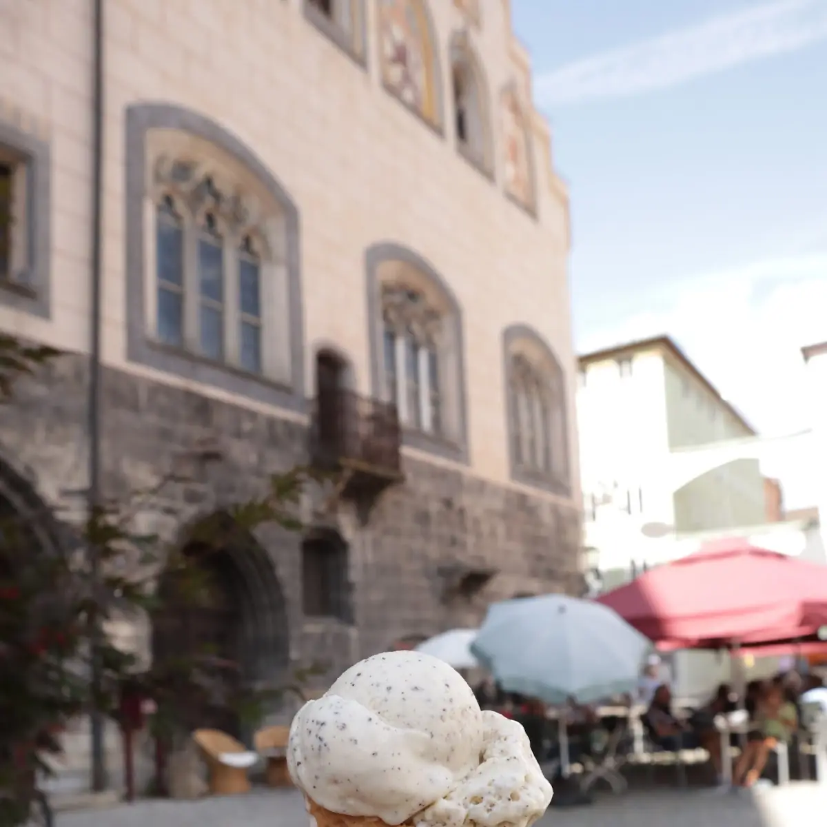 Mohn-marzipan-eis