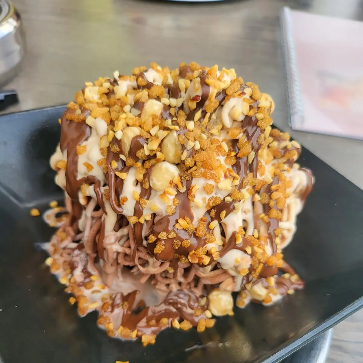 Spaghetti Eis Nutella