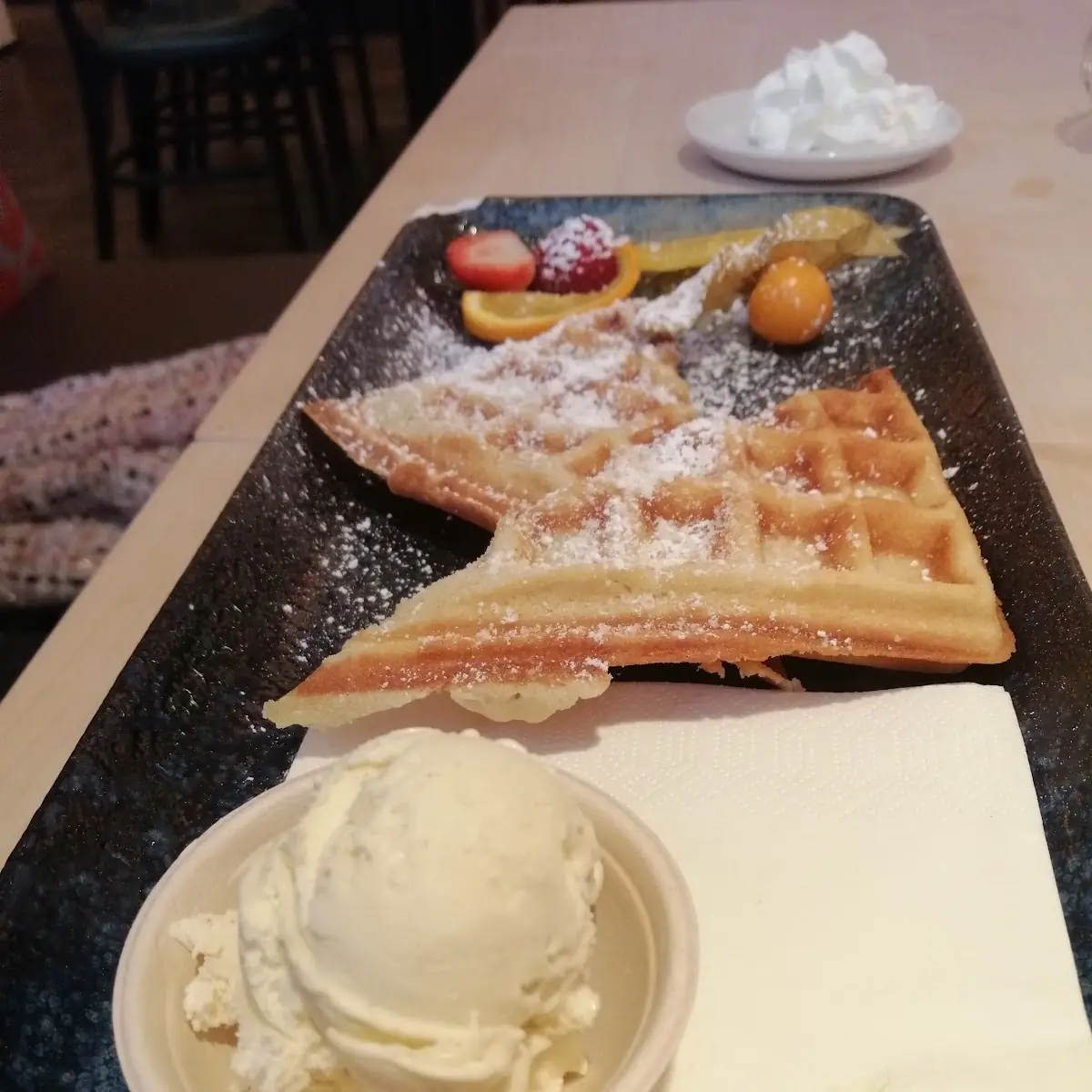 Waffeln Mit Eis