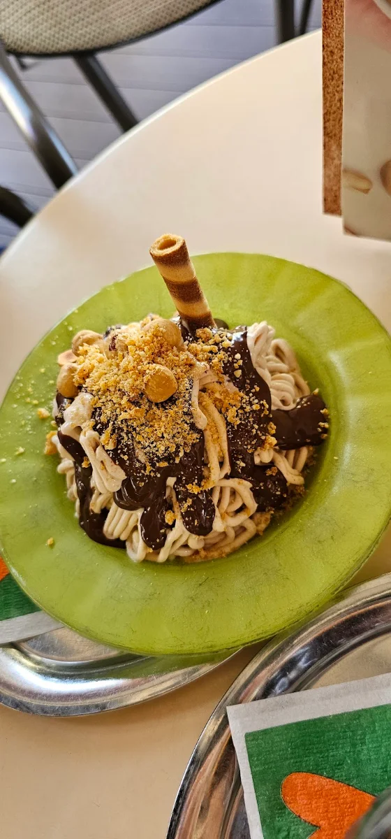 Spaghettieis Nutella