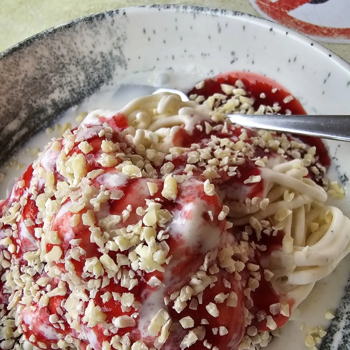 Spaghetti-eis