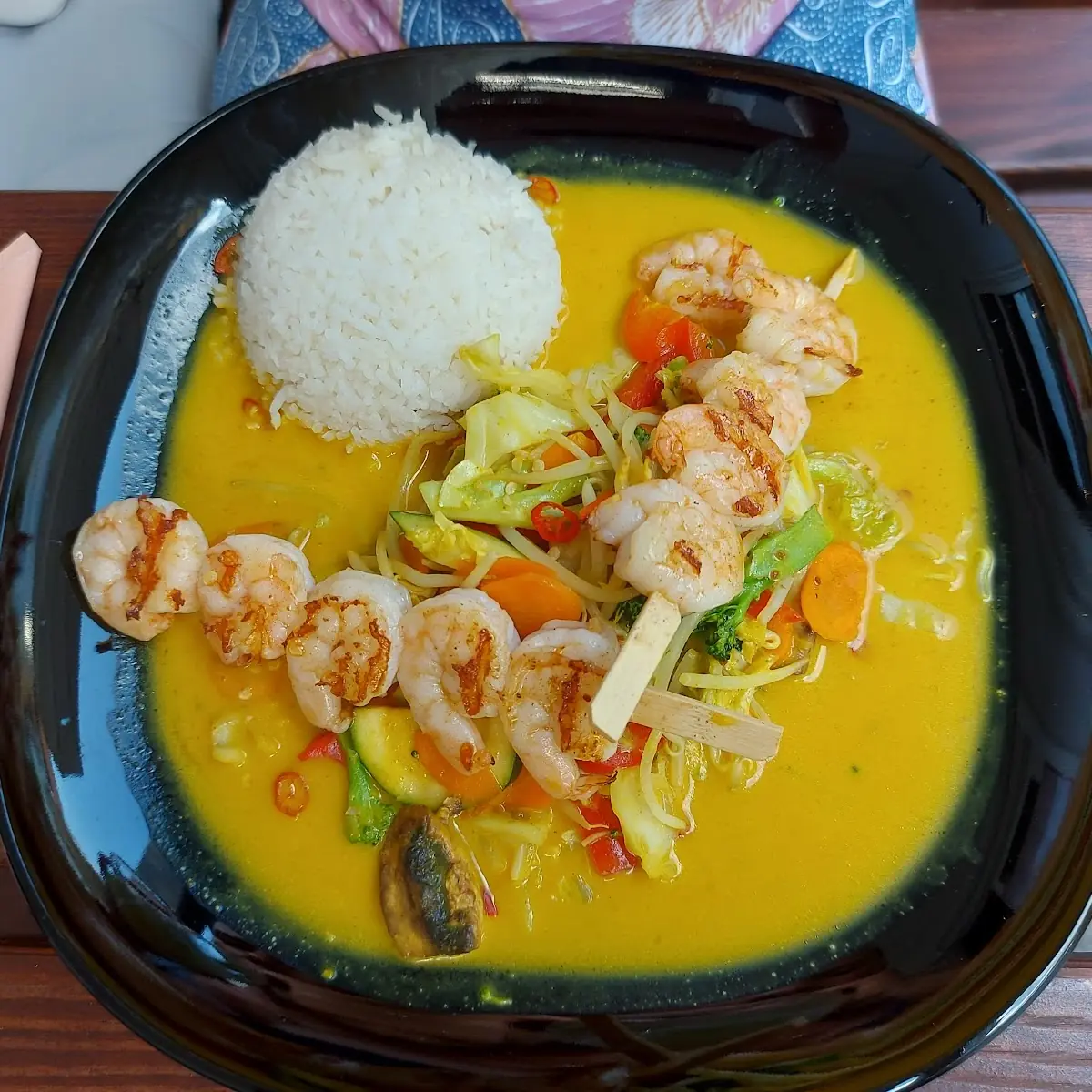 Curry Mit Garnelen