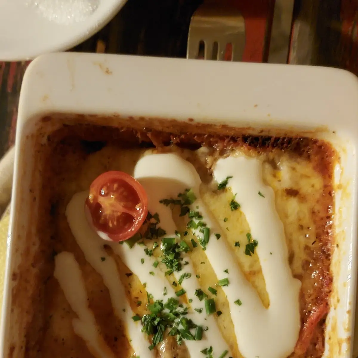 Lasagna, Bottoms Up