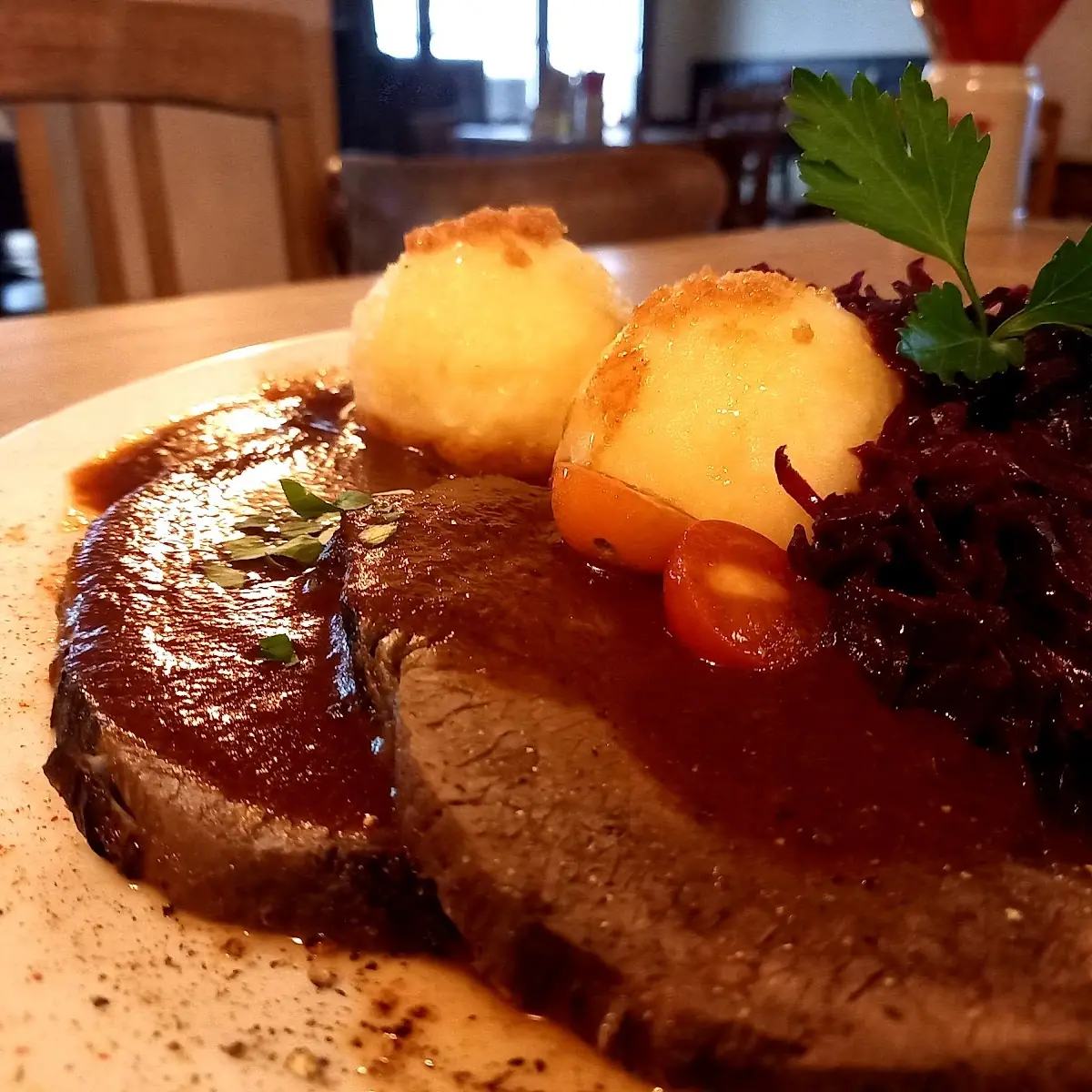 Sauerbraten, Bottoms Up