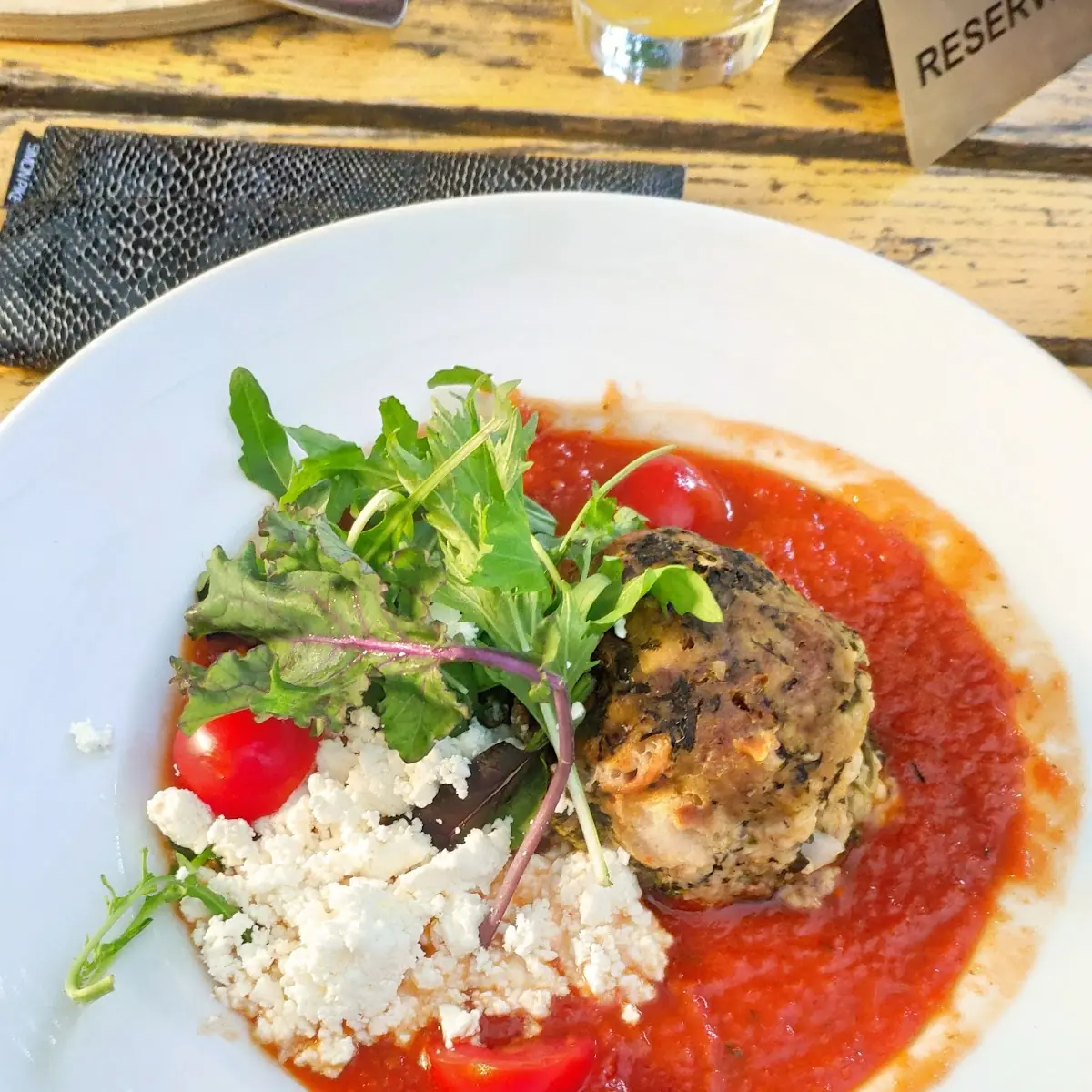 Spinatknödel Mit Tomatensoße, Bottoms Up