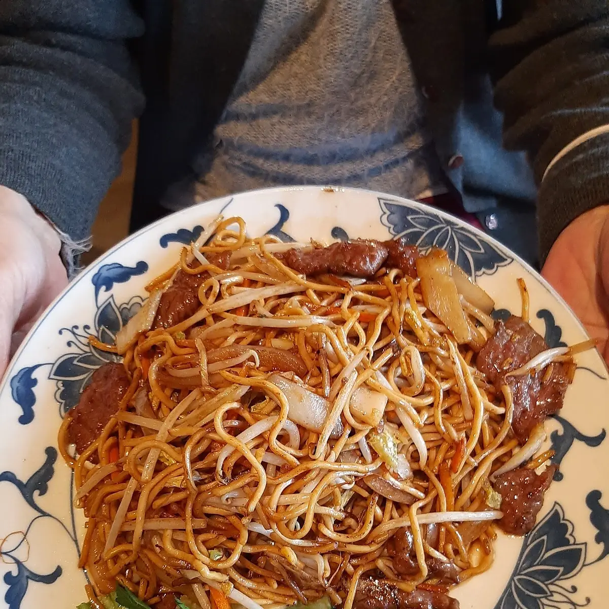 Gebratene Nudeln Mit Rindfleisch, King-Men