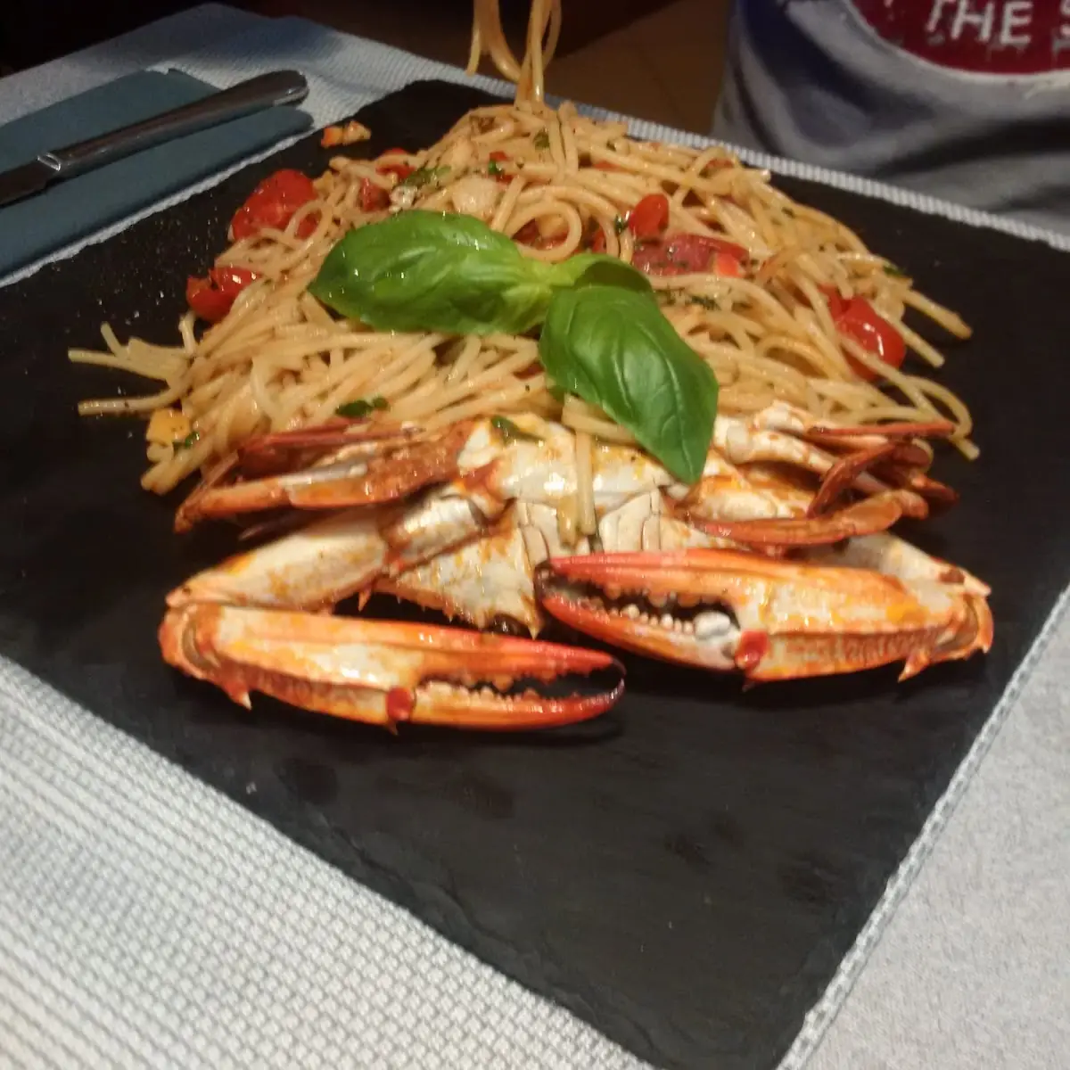 Spaghetti Mit Krebs