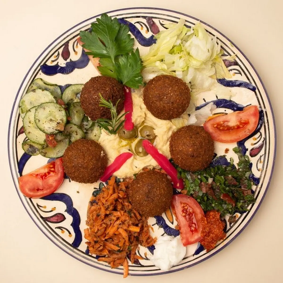 Falafel-teller