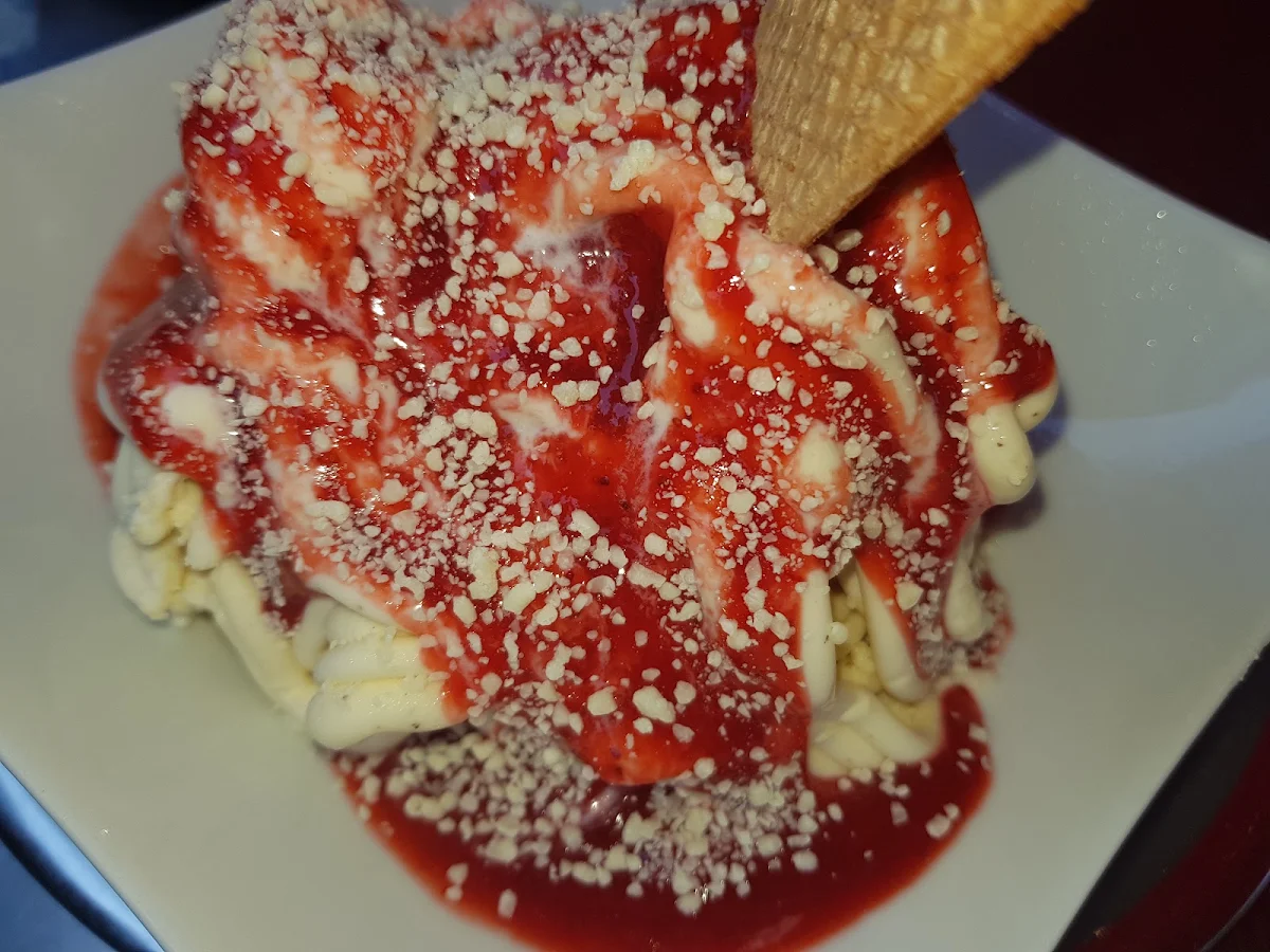 Spaghetti Eisbecher