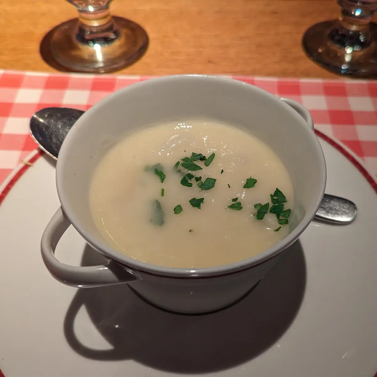 Spargelsuppe