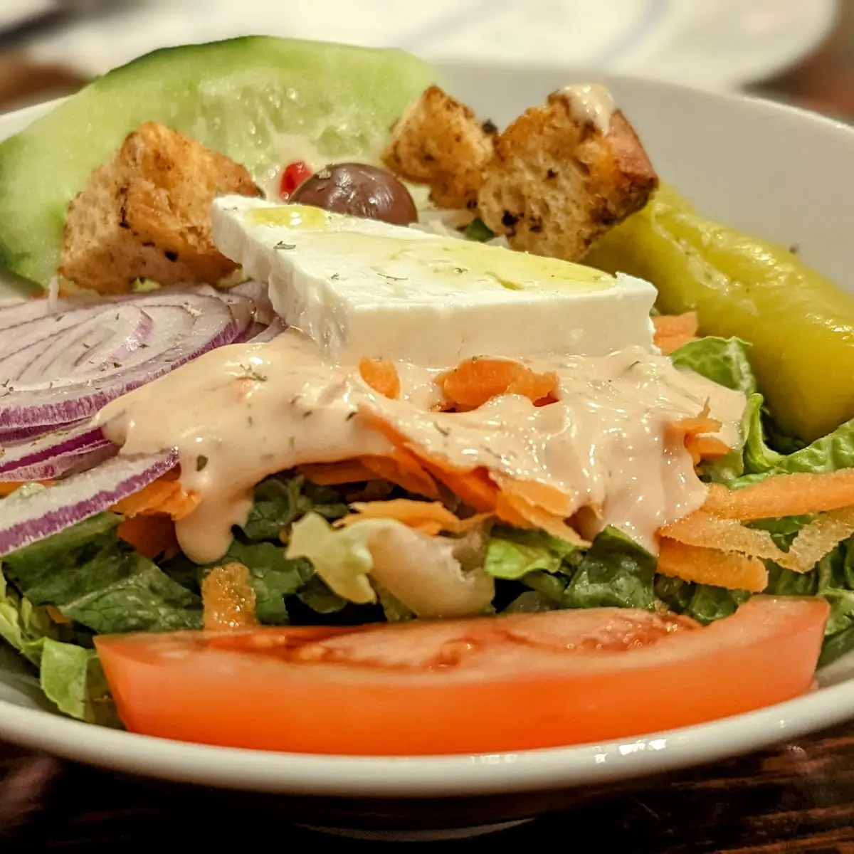Salat, Restaurant Samos