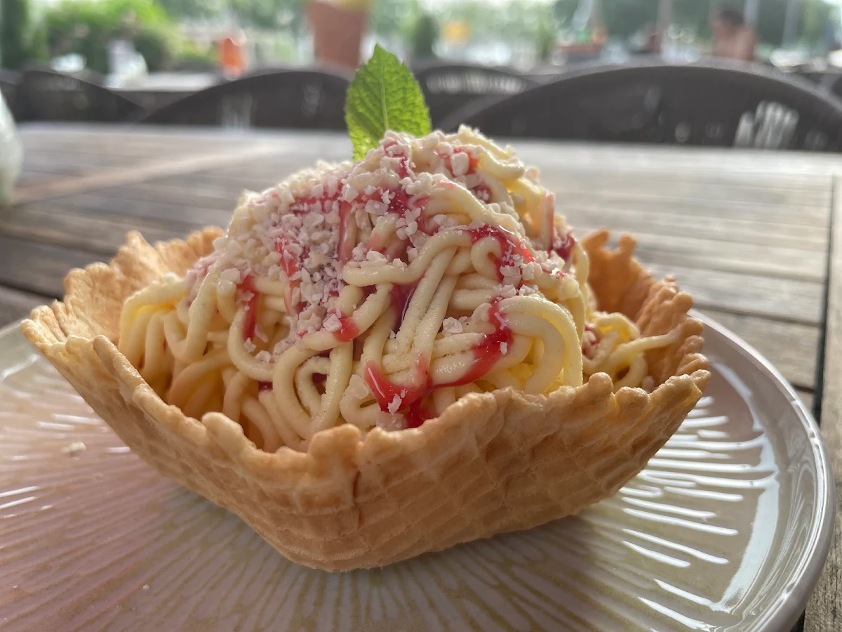 Spaghetti-Eis
