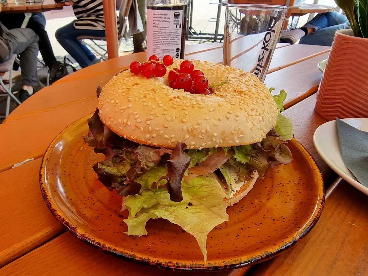 Lachsbagel
