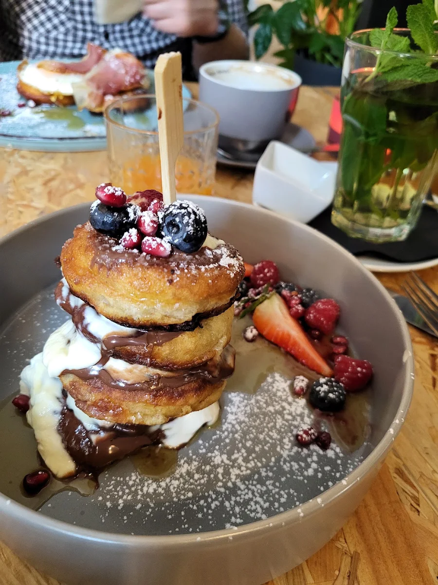 Pancakes Mit Nutella