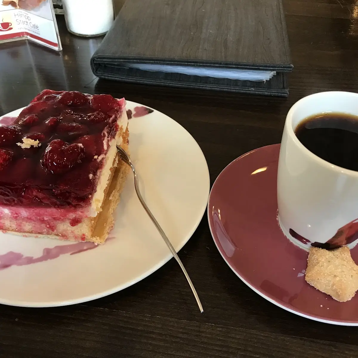 Raspberry Cake Slice