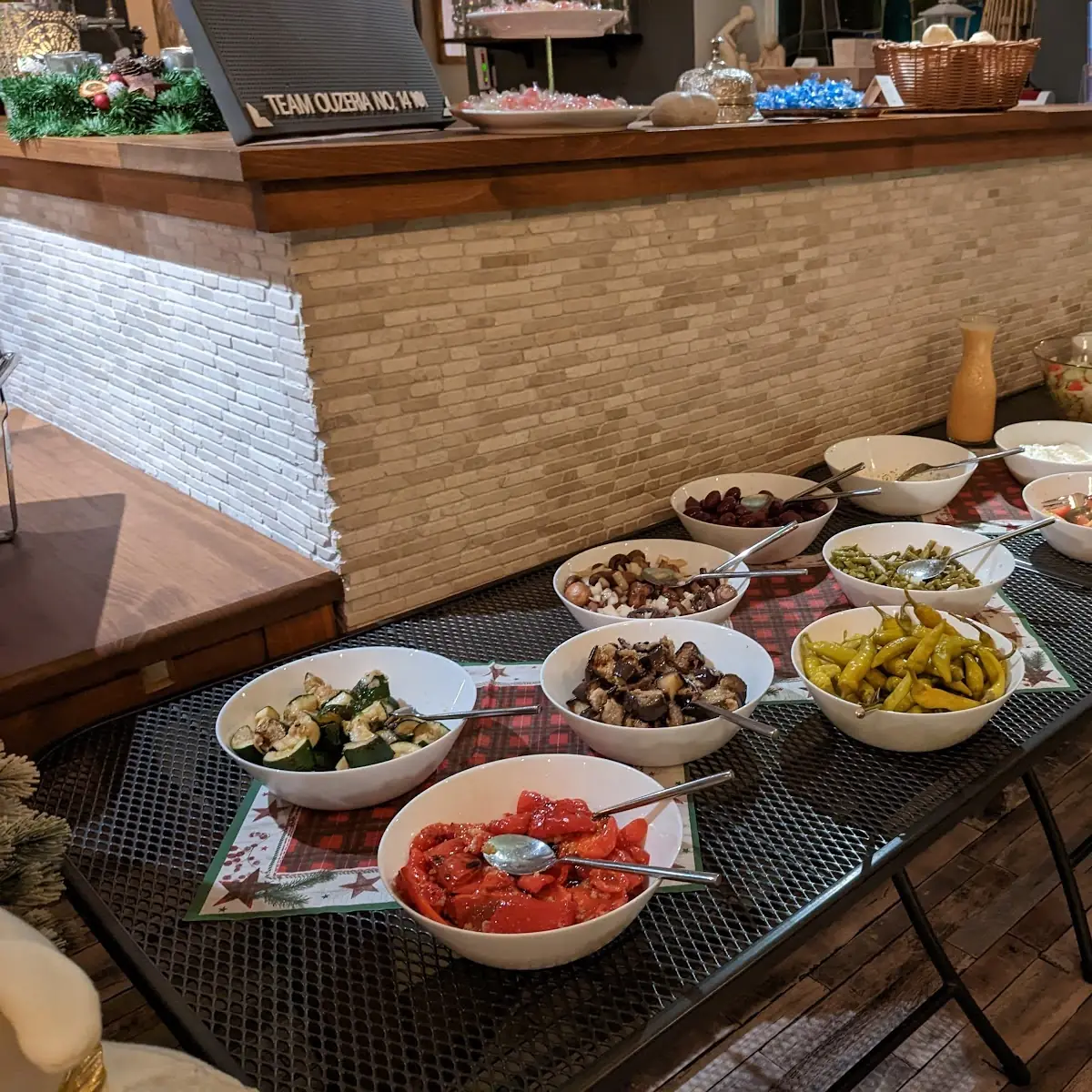 Salad Buffet Section