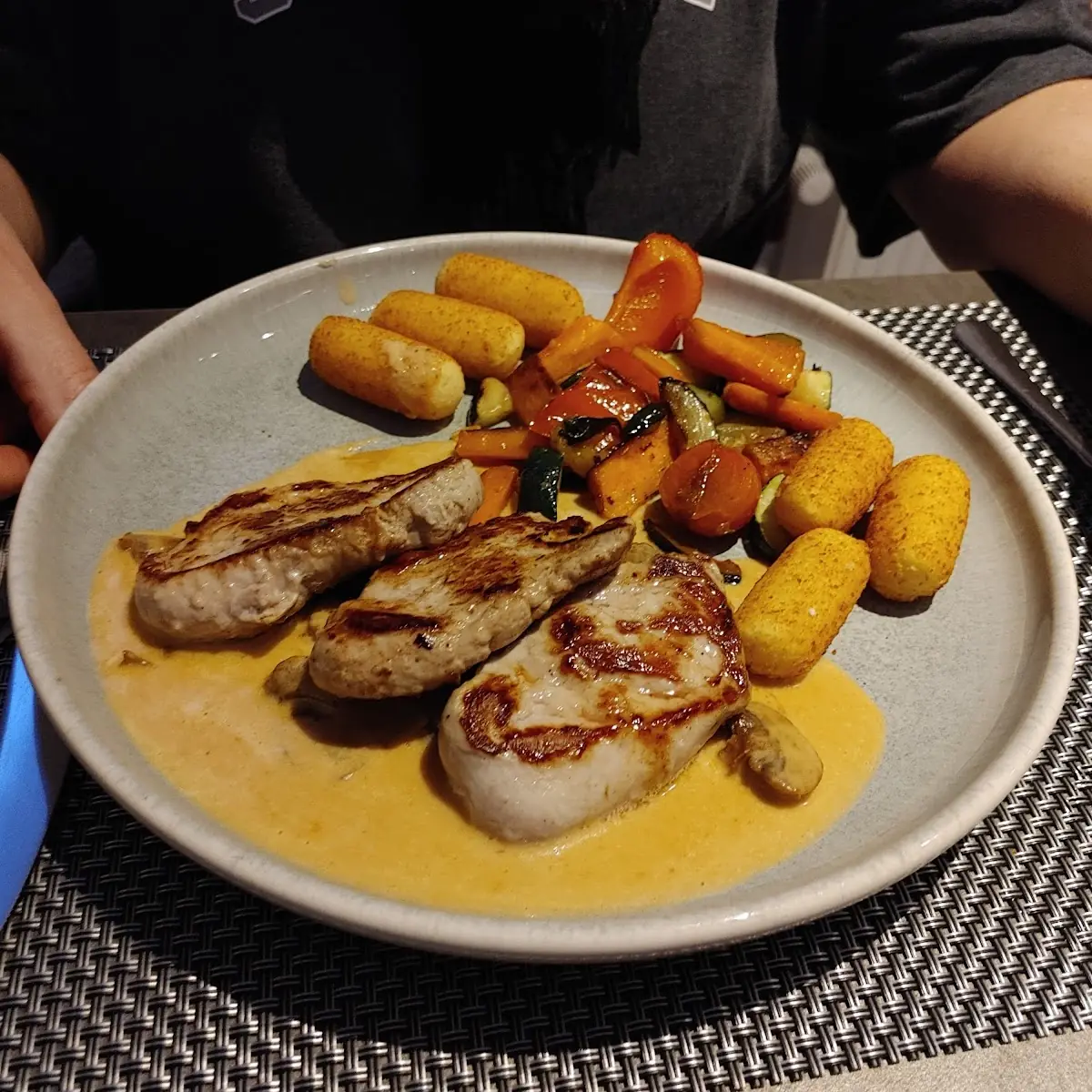 Schweinekrüstchen Mit Grillgemüse