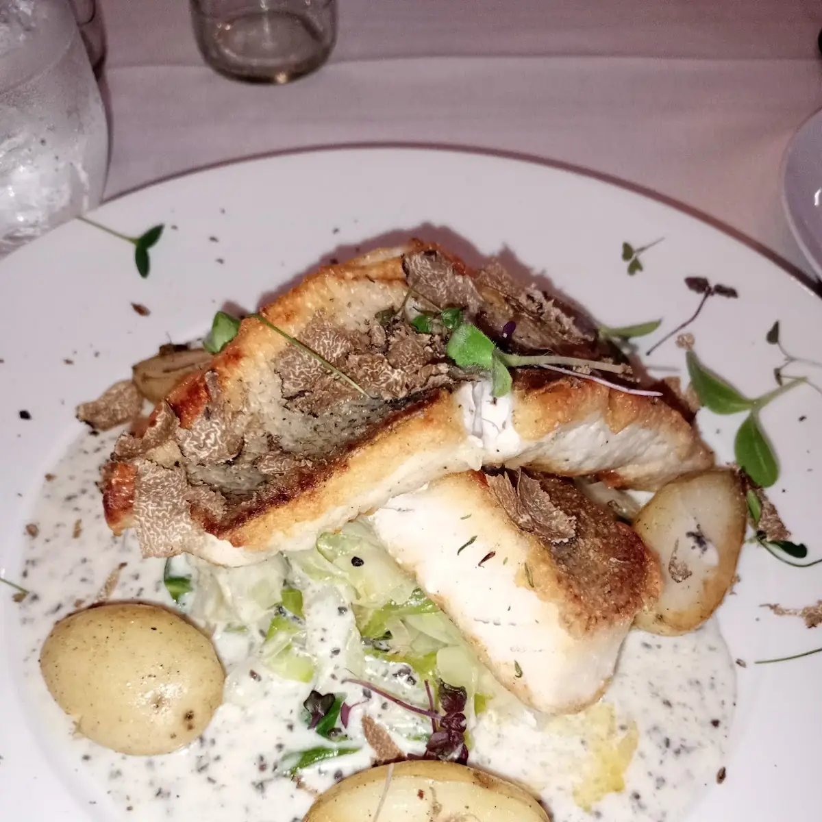 Zanderfilet Mit Trüffelschaum