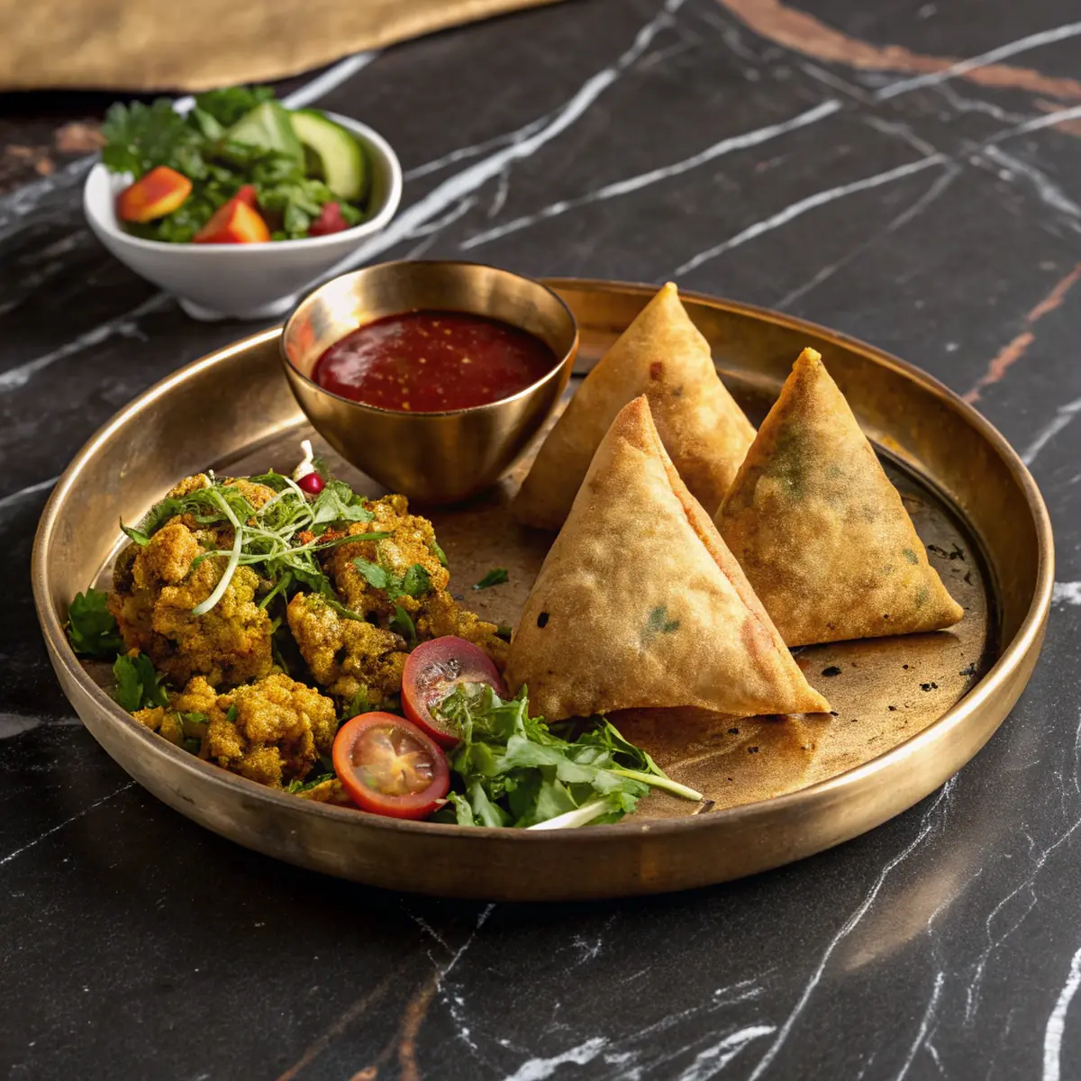 Samosa Teller