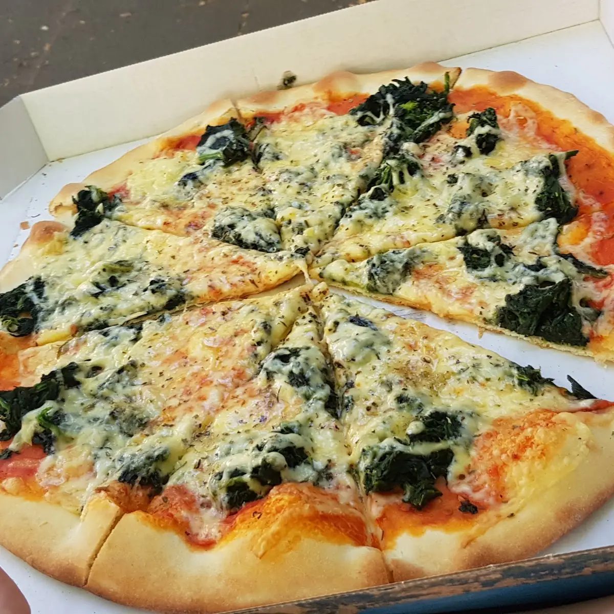 Spinach Pizza