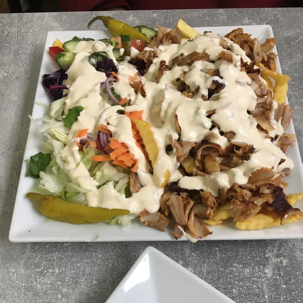 Portion Dönerfleisch
