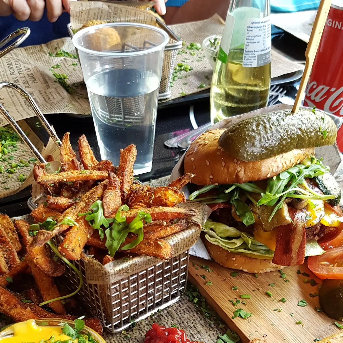 Veganer Burger