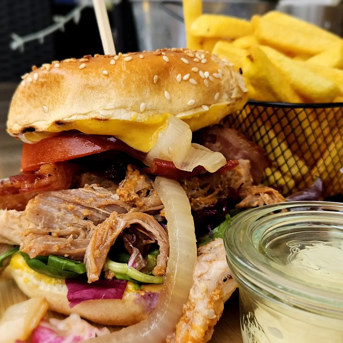 Pulled Pork Burger