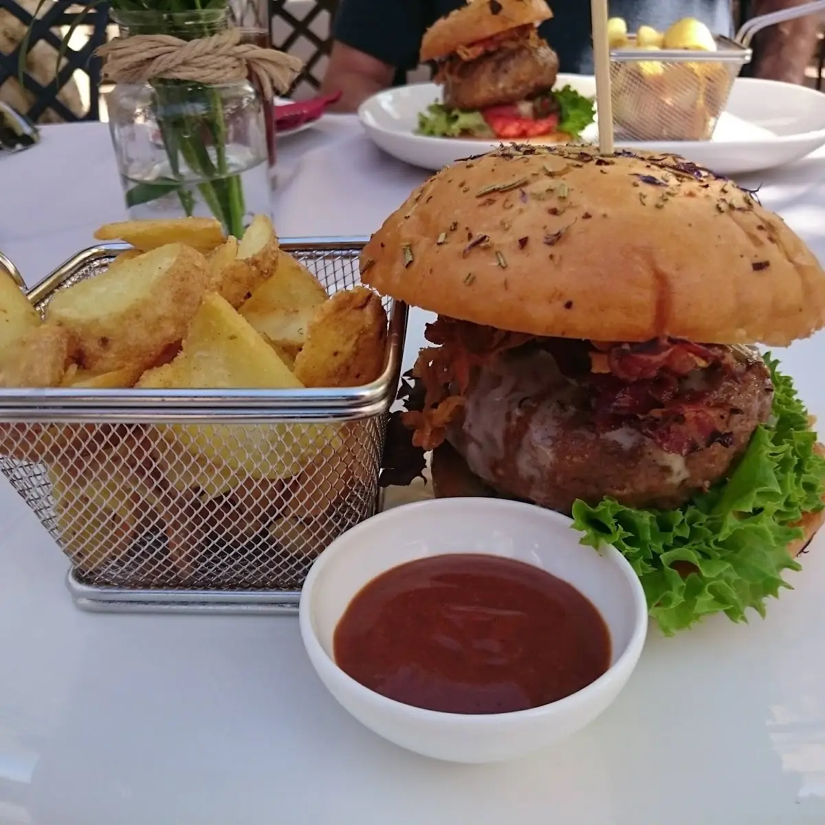 Bison Burger Menü