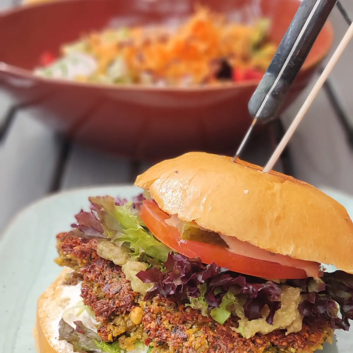 Falafel-burger