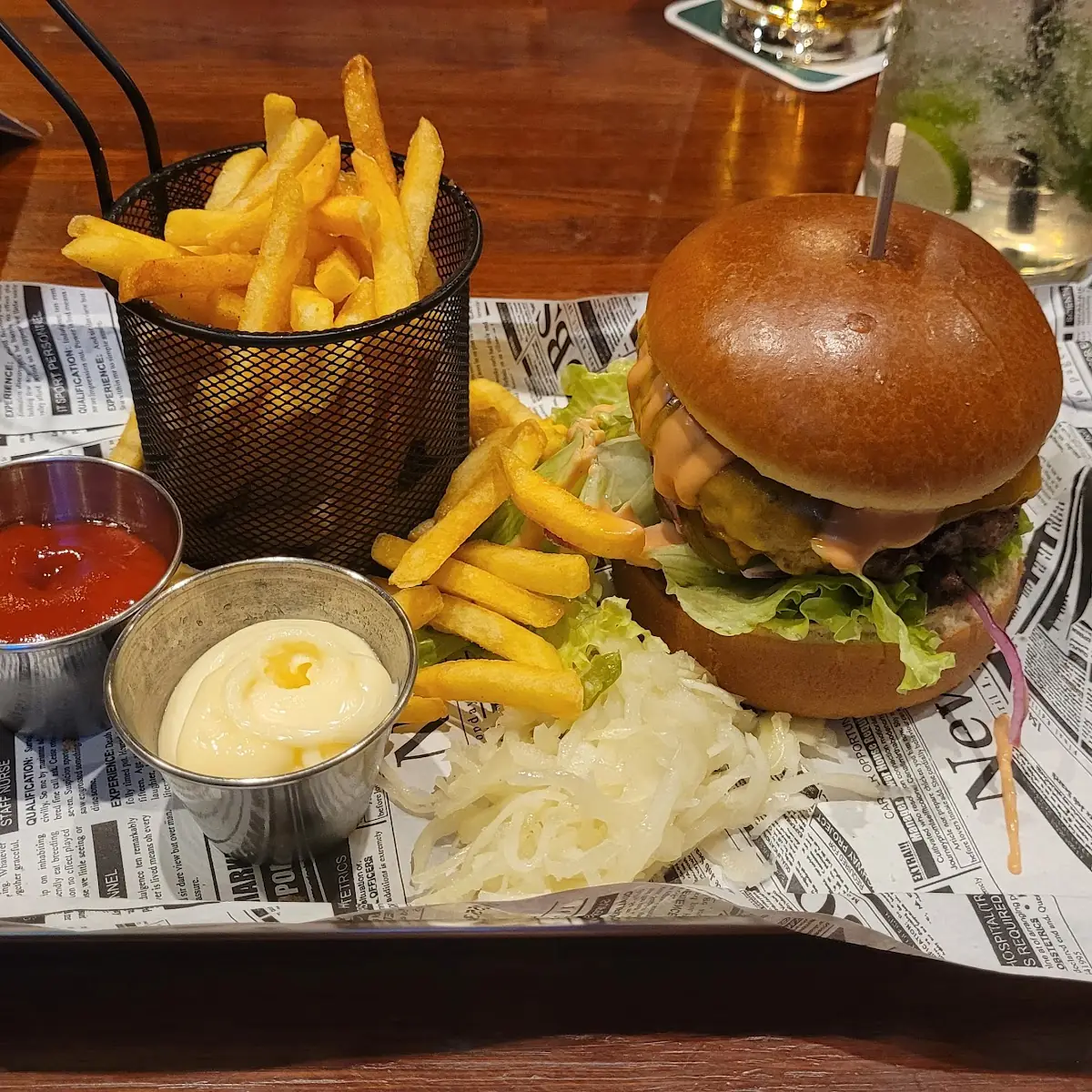 Beef Burger, La Cage