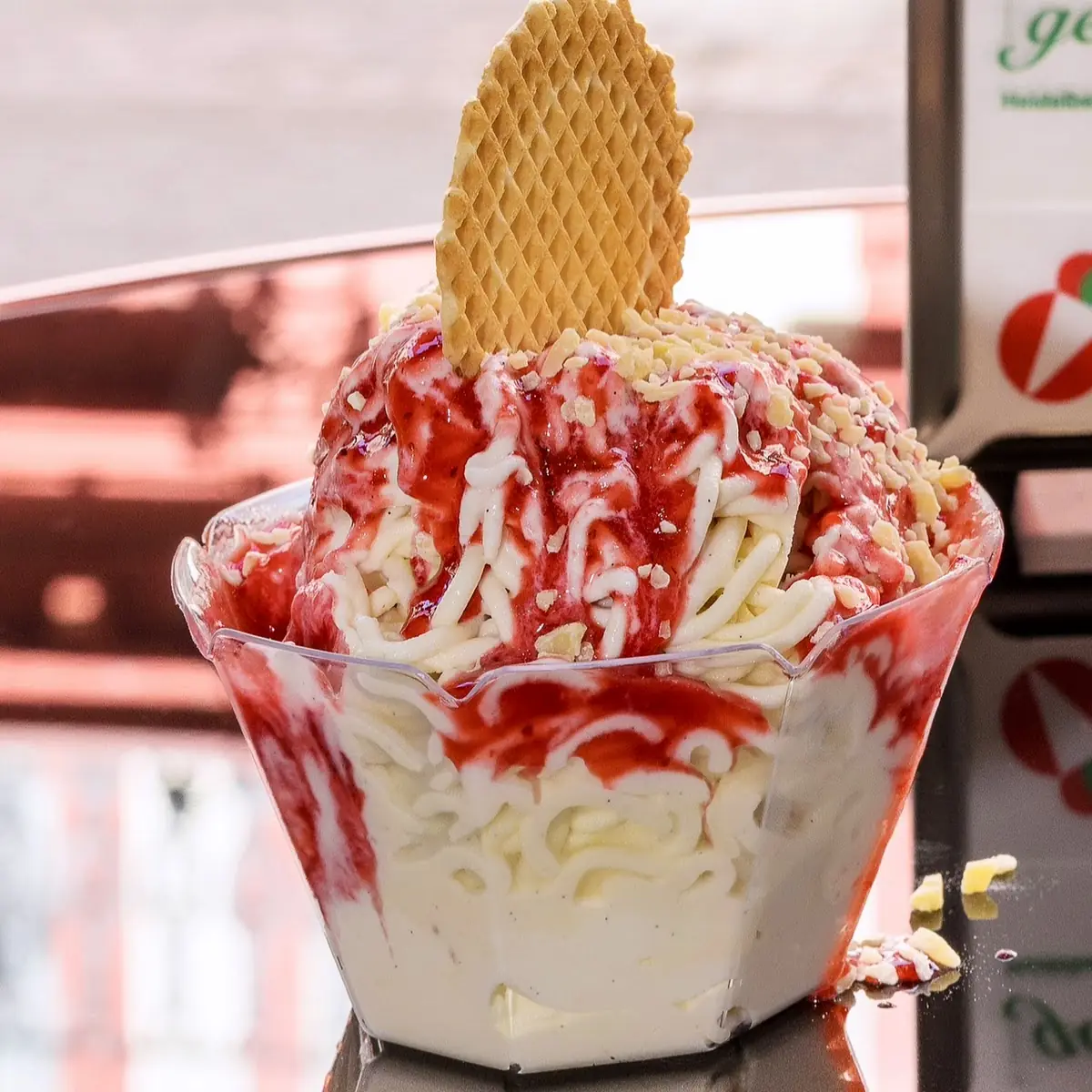 Spaghetti Eis
