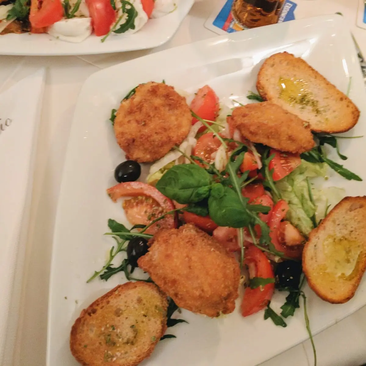 Gebackener Mozzarella